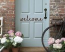 Welcome Quote Wall Stickers Home Lettering Quote Wall Decal